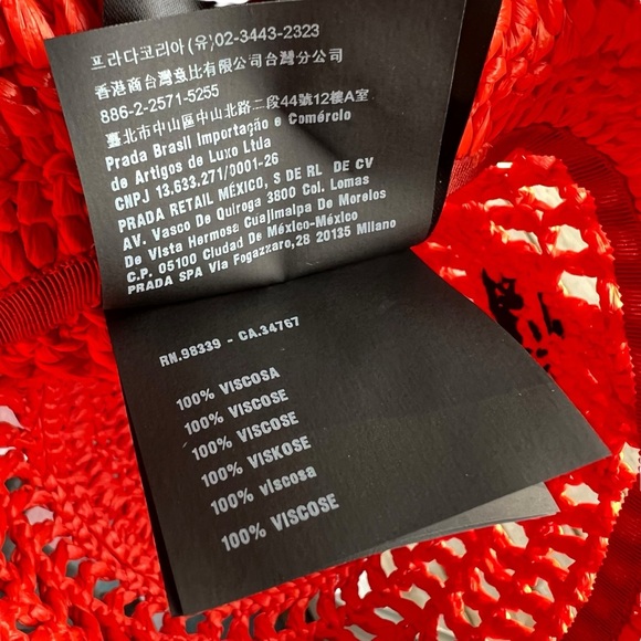 Prada Crochet Raffia Bucket Hat - Picture 7 of 8